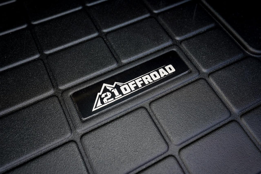21 Offroad Weathertech Floor Mat Logo (Etched Metal) Universal