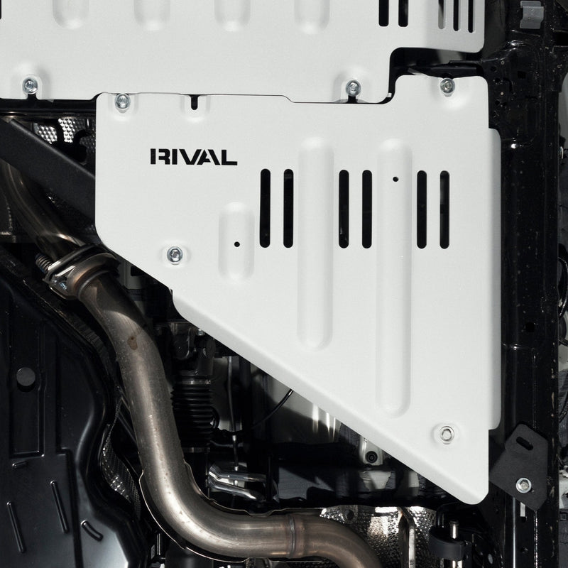 Rival Aluminum Transfer Case Skid Plate Body Armor - 2024+ Land Cruiser / Tacoma / 2025+ 4Runner