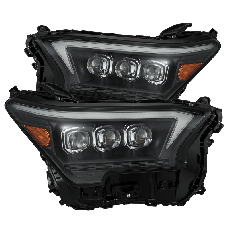 AlphaRex OG NOVA Series Tri Beam Projector LED Headlights - 2024+ Tacoma / 2025+ 4Runner