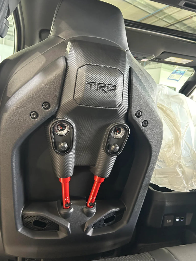 Domed TRD Pro Seat Letter Inserts - 2024+ Tacoma TRD Pro