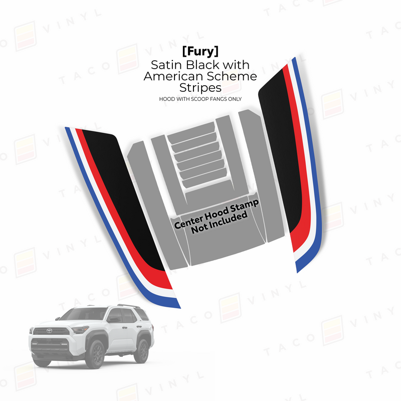 Fury Hood Fangs - 2025+ 4Runner