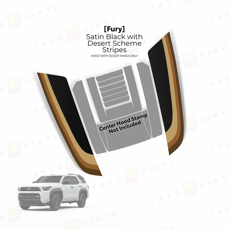 Fury Hood Fangs - 2025+ 4Runner