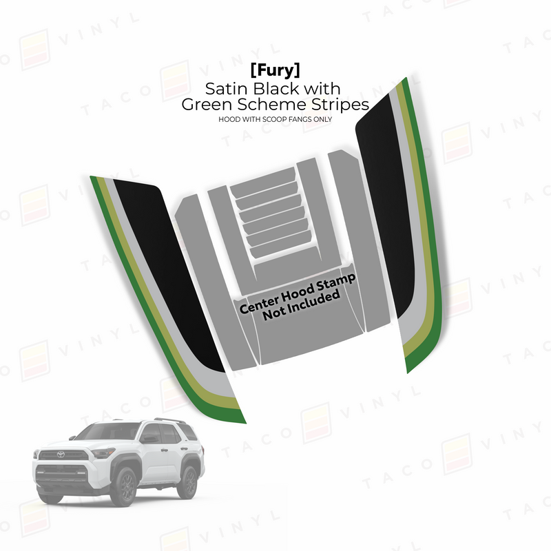 Fury Hood Fangs - 2025+ 4Runner