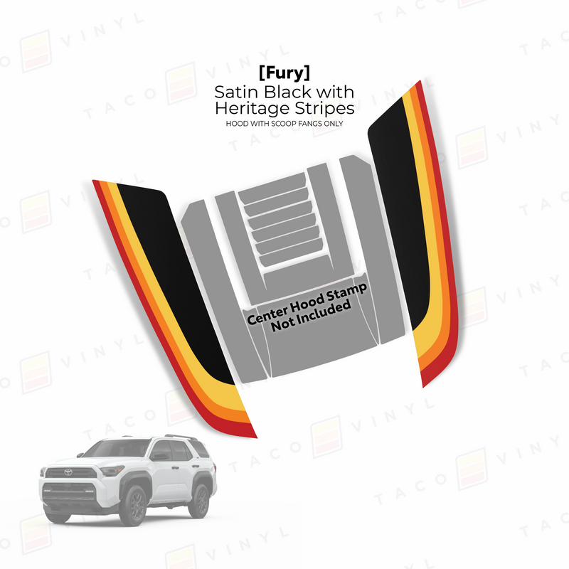 Fury Hood Fangs - 2025+ 4Runner