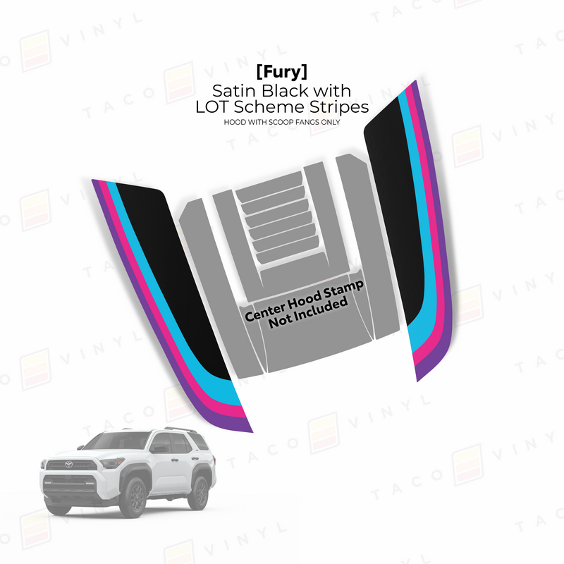 Fury Hood Fangs - 2025+ 4Runner