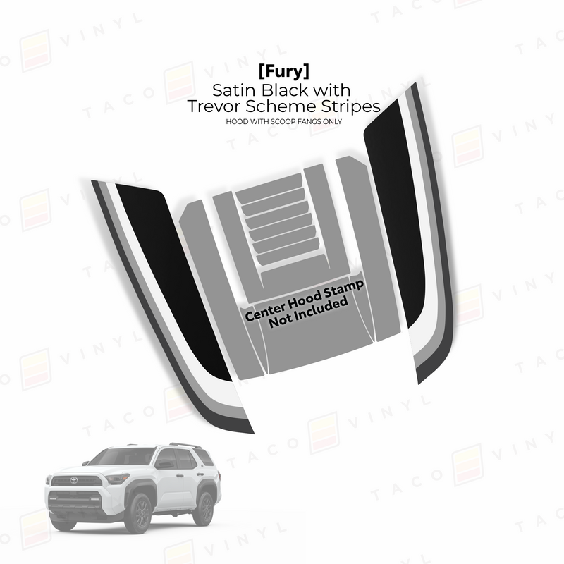 Fury Hood Fangs - 2025+ 4Runner