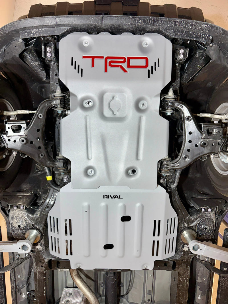 Rival Engine Aluminum Transmission Skid Plate - 2024+ Tacoma (Gas Only)