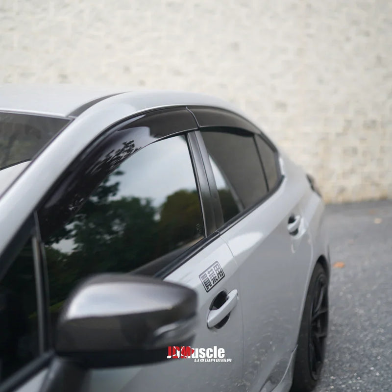 JDMuscle OE Style Rain Guards / Window Visors - 2015-2021 WRX / STI