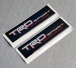 2x Domed Toyota TRD Sport Emblem Inserts for Weathertech Floor Mats Tacoma Tundra - StickerFab