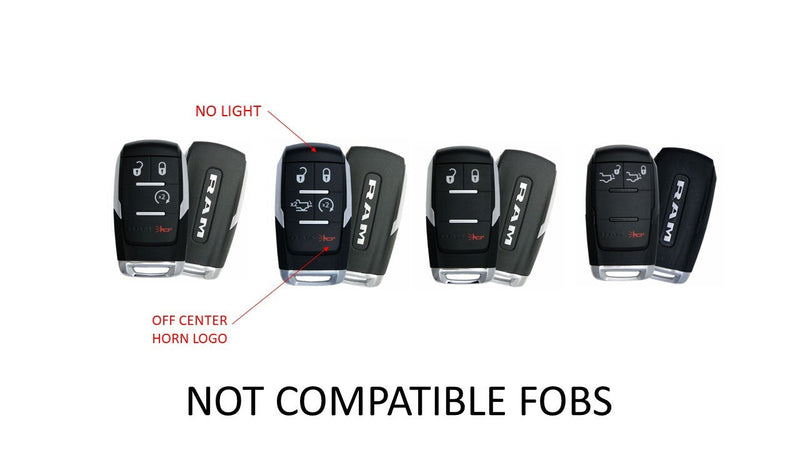 Red Injection Key Fob - 2019+ Ram