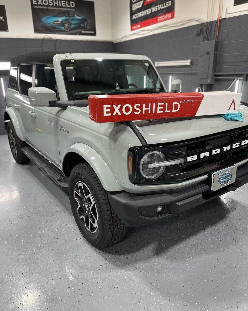 Exoshield 2021+ Bronco Ultra Windshield Protection Film DIY Kit ...