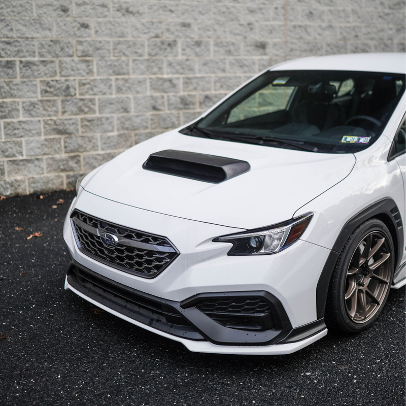 JDMuscle [22-25 WRX] Carbon Fiber Hood Scoop - OE+/ Bulge Style