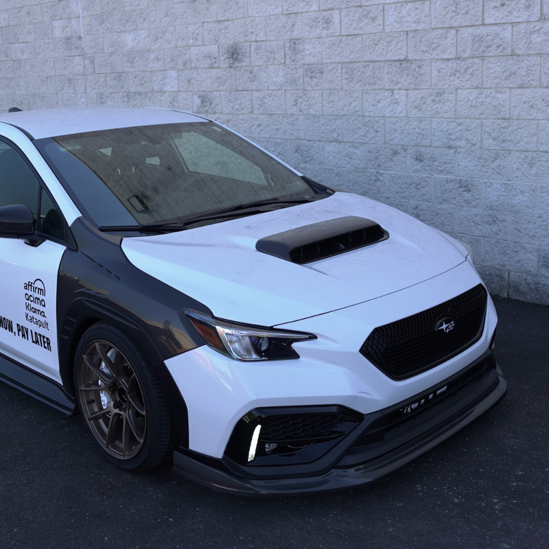 JDMuscle [22-25 WRX] Tanso Carbon Fiber GC8 Style Hood Scoop