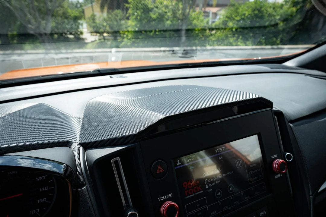 3D Carbon Center Hood Overlay Kit - 2022+ Subaru WRX - StickerFab