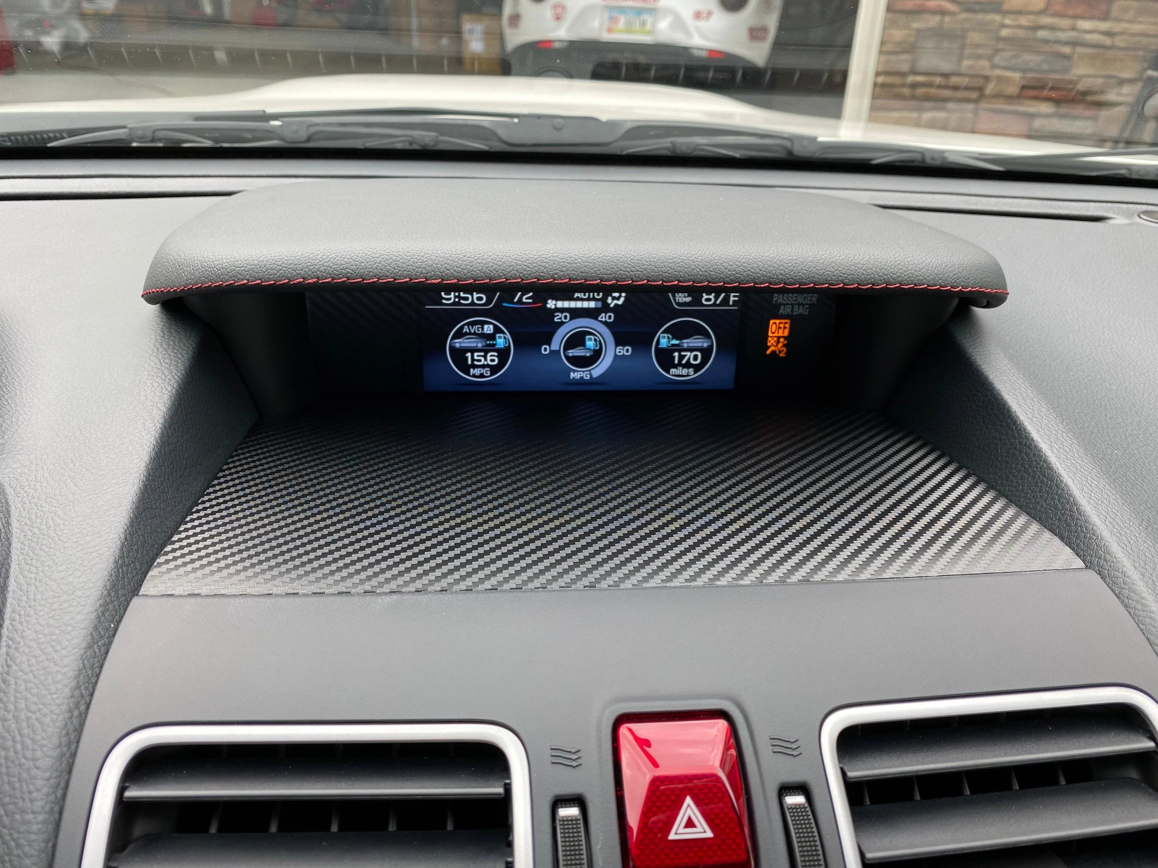 3D Carbon Center Instrument Panel Dash Trim - 2015-2021 WRX / STI ...