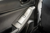 3D Carbon Door Switch Panel Overlays (Front / Rear) - 2022+ Subaru WRX - StickerFab