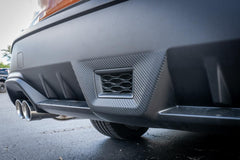 3D Carbon F1 Rear Fog Trim Overlay - 2022+ Subaru WRX - StickerFab