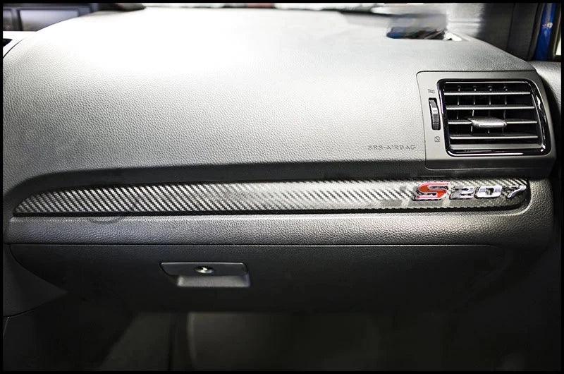3D Carbon Fiber Dash Overlays - 15-21 WRX / STI / 14-18 Forester / 13-17 Crosstrek - StickerFab