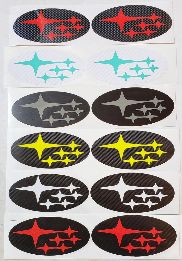 2024+ Crosstrek / Impreza 3D Carbon Fiber Front and Rear Emblem