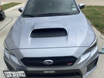 3D Carbon Hood Scoop Overlay - 2015-2021 Subaru WRX / STI - StickerFab