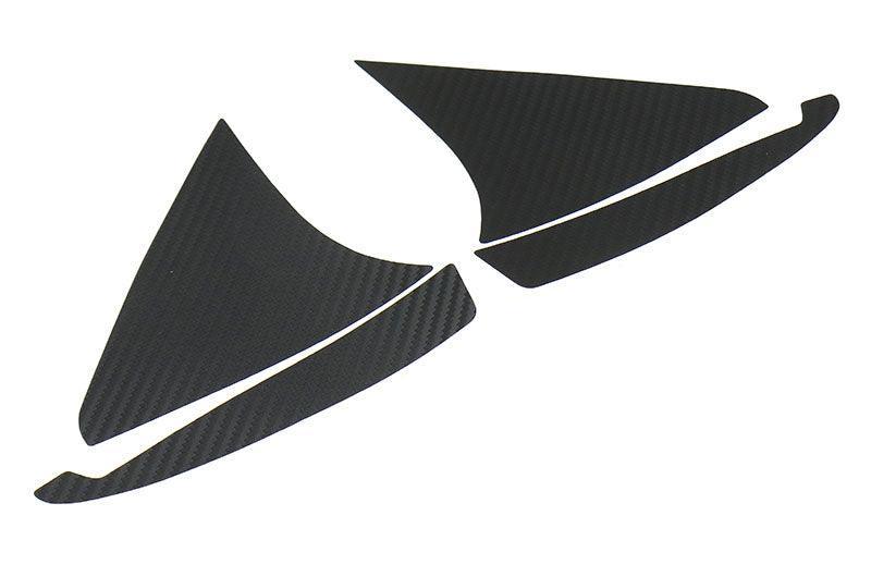 3D Carbon Inner Door Window Triangle Trim Overlays - 2020+ Supra - StickerFab
