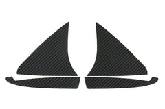 3D Carbon Inner Door Window Triangle Trim Overlays - 2020+ Supra - StickerFab