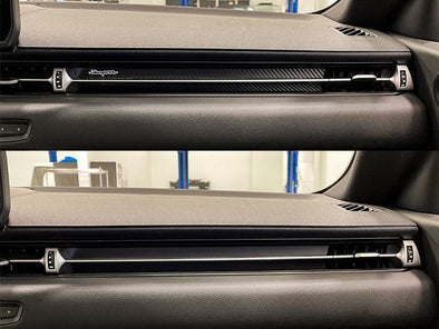 3D Carbon Passenger Side Dash Interior Overlay - 2020+ Supra