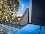 3D Carbon Rear Window Triangle Overlay - 2021+ Bronco 4 Door