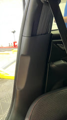 3D Carbon Seatbelt / Pillar Panel Protection Kit (Scuff Guard) - 2022+ WRX - StickerFab