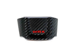 3D Carbon WRX V2 Steering Wheel Lower Overlay - 2015-2021 WRX - StickerFab