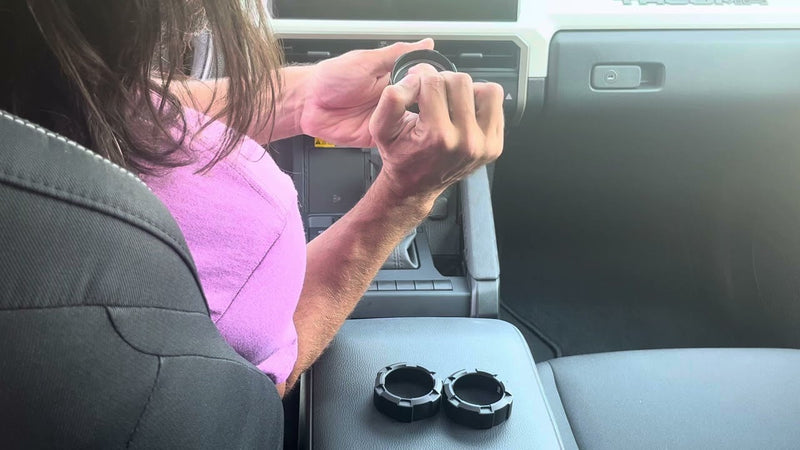 V2 14" Radio Knob + Drive Mode Knob + Climate Knobs - 2024+ Tacoma / 2025+ 4Runner