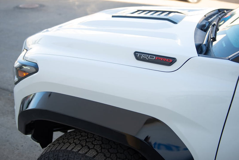 Domed Hood Louver Letter Overlays - 2024+ Tacoma TRD Pro