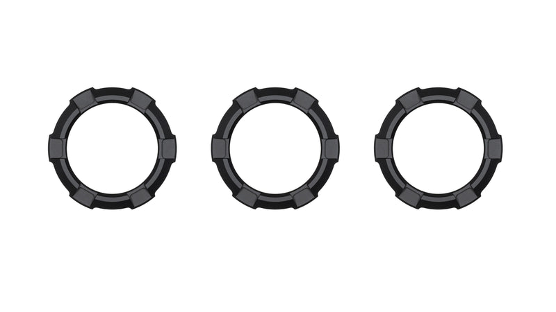 Black V2 Climate + Drive Mode Knobs - 2024+ Tacoma / 2025+ 4Runner