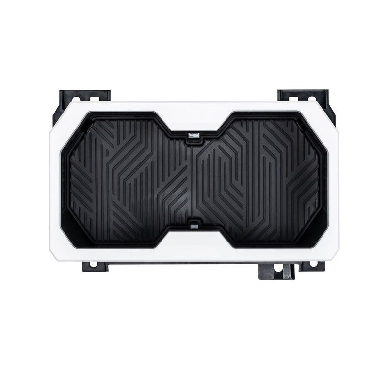 AJT White / Black Oversize Cup Holder - 2024+ Tacoma