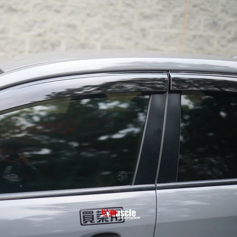 JDMuscle OE Style Rain Guards / Window Visors - 2015-2021 WRX / STI