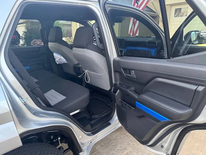 Toyota OEM Anodized Blue TRD Door Trim Inserts - 2025+ 4Runner