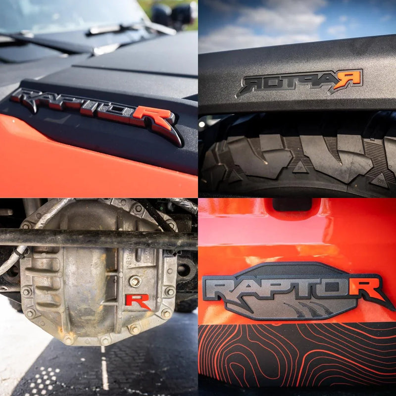 Bronco Raptor R Logo 2021+ Bronco Exterior Emblems and Logos | StickerFab