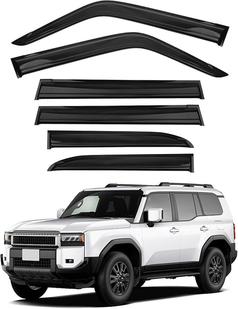 Tape-On Rain Guards for Land Cruiser 250 GDJ250 TRJ250 2024 2025, Side ...
