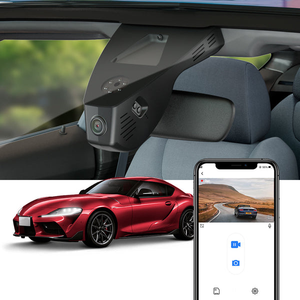 FitCamX Hidden Dashcam for Toyota GR Supra (2020–2026) — OE Style