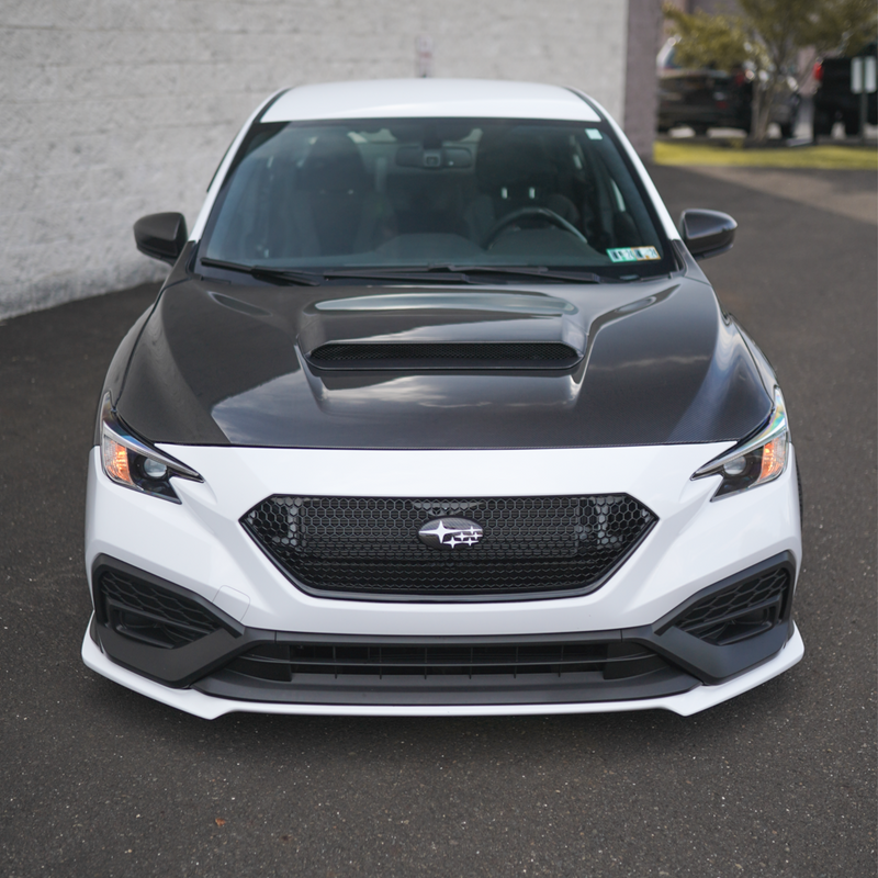 JDMuscle [22-25 WRX] Carbon Fiber Hood Scoop - OE Style