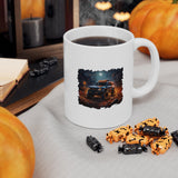 6th Gen Ceramic Mug 11oz - Spooky Theme - StickerFab