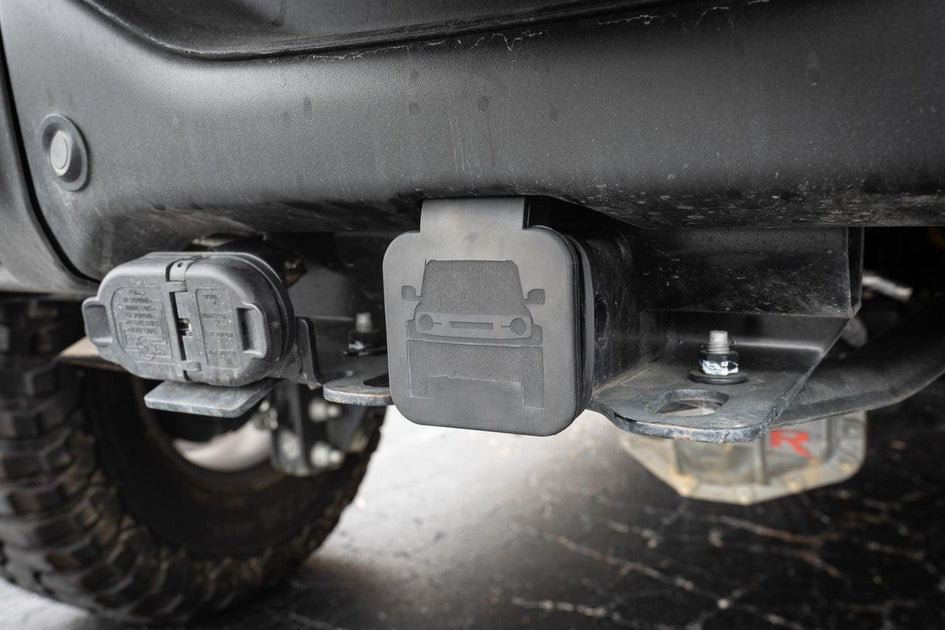 6th Gen Hitch Receiver Plug (Rubber) - 2021+ Bronco | StickerFab