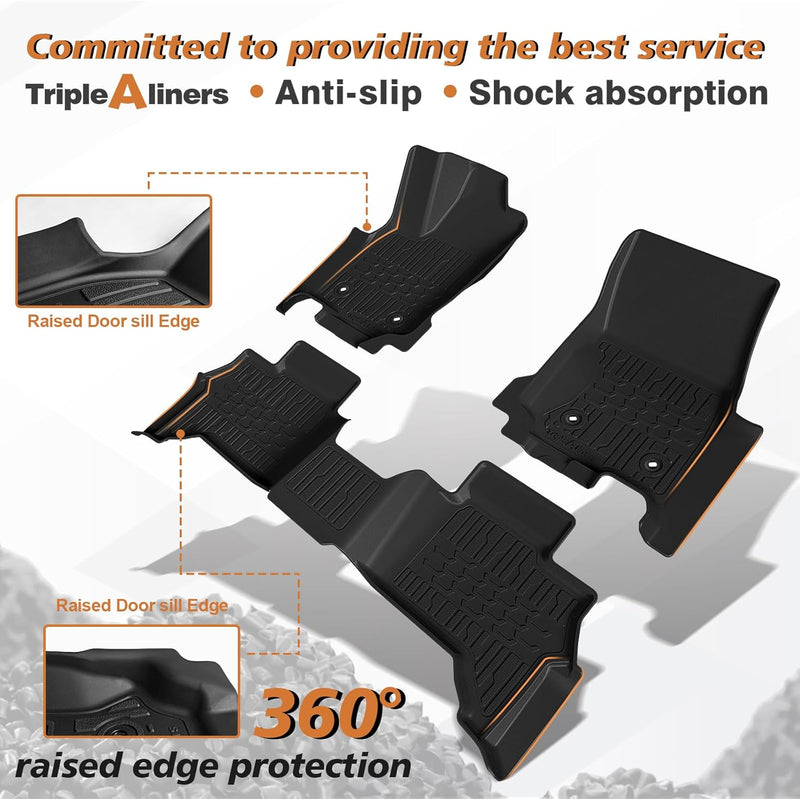 TripleAliners All Weather Floor and Cargo Mats - *2025+ 4Runner
