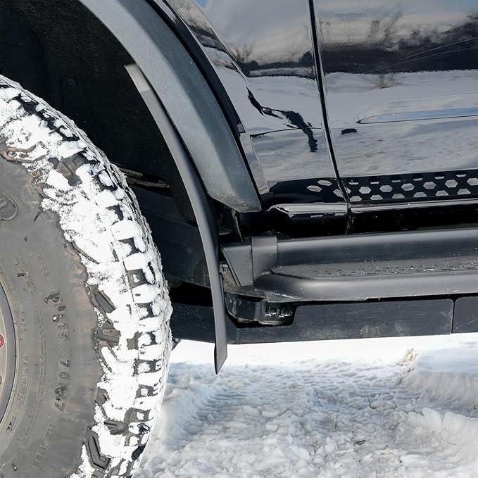 Iag Raptor Sticker IAG Trail Shield Adjustable Mud Flaps fits 2021+ Bronco (non Raptor ...