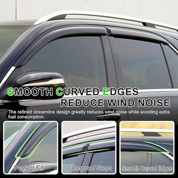 OSD Rain Guards Window Visors - 2025+ 4Runner