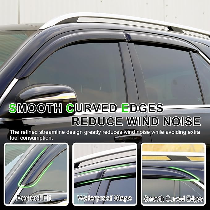 OSD Rain Guards Window Visors - 2025+ 4Runner