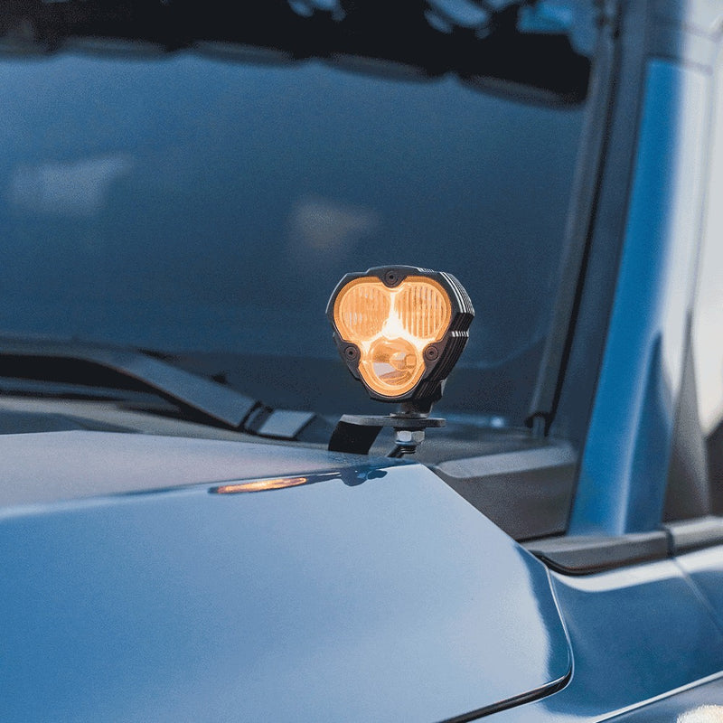 KC HiLiTES A-Pillar Ditch Light Mounting Brackets - 2024+ Land Cruiser