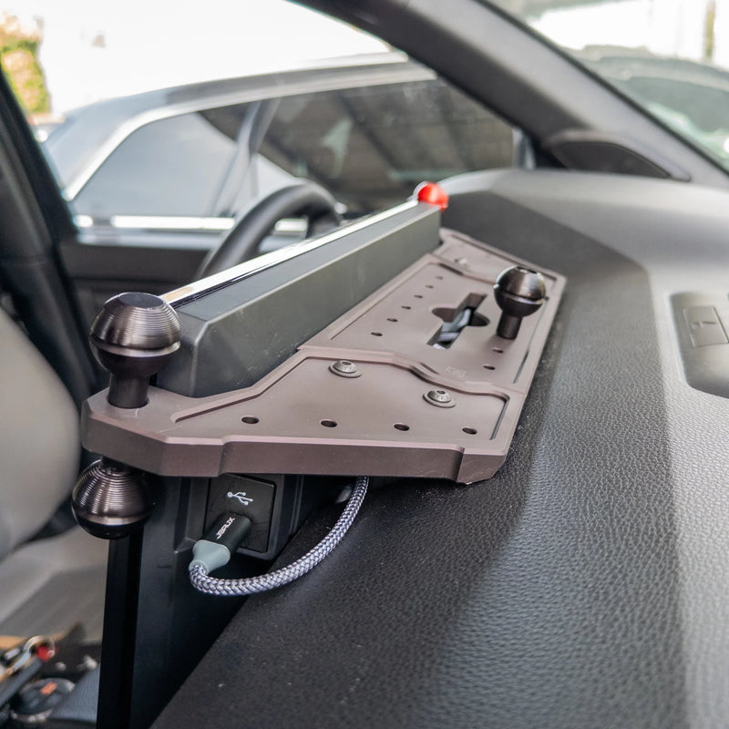 Billet Aluminum 14" Dashtop Multi Mount (DMM) - 2024+ Tacoma / 2025+ 4Runner