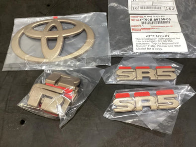2Pcs Matte Black Off Road Sport Badge Side Quarter Emblem For 4Runner – Left & Right, Self-Adhesive