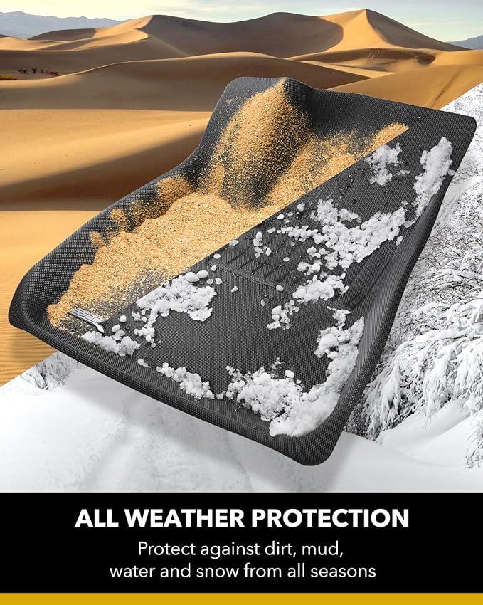 3D MAXpider Kagu Floor Mat 1st/2nd Row - 2024+ Land Cruiser